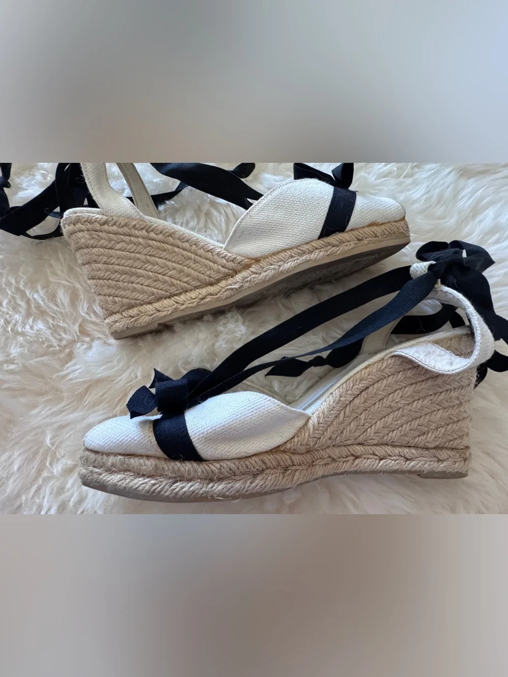 Castaner Lace up Espadrille Sandals